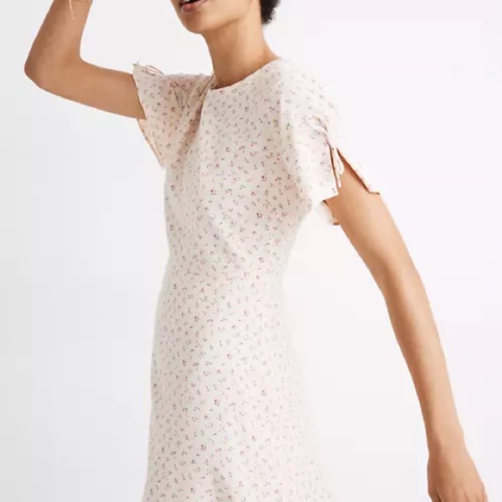 Madewell Tie Sleeve Retro Dress Dutch Dandelions 6